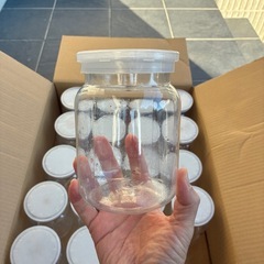 菌糸ボトル　800ml クリアボトル　虫籠代用の画像