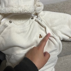 3-6MベイビーGAP カバーオール ロンパースの画像