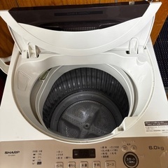 シャープ6キロ洗濯機2020式の画像