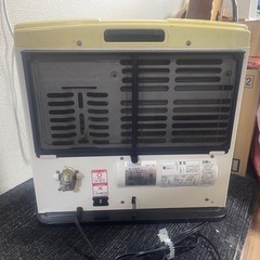 ガスファンヒーター ホワイト/イエローの画像
