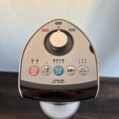 コイズミ　送風機能付ファンヒーターの画像