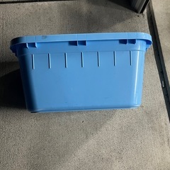 鯉 メダカ　角型62L栓付 ブルー キングタライ 角型62L栓付 ブルー コンテナの画像