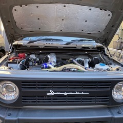 ジムニーJB64 JB74 アピオ APIO ヴィンテージアイアングリル 中古品の画像