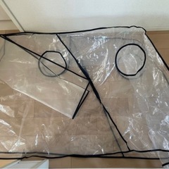 スマートスタートベビーカーのレインカバーの画像