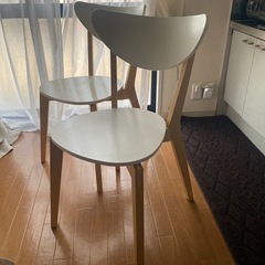 【決まりました】
（12月14日夕方からか15.16日取引きできる方）IKEAのダイニングチェア２脚の画像