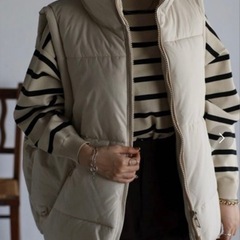 レディース服　
r.ダウンベスト中古の画像