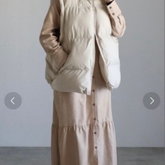 レディース服　
r.ダウンベスト中古の画像
