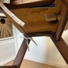 キッズチェア テーブル付き 木製の画像