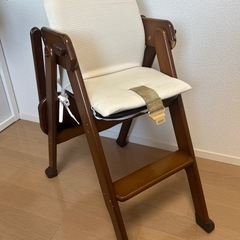 キッズチェア テーブル付き 木製の画像