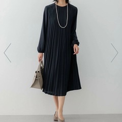 大きいサイズ　23区　洗える　クリスタルアムンゼンワンピースの画像