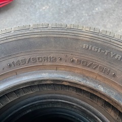 145/80R12,ダンロップ,2024年,4本の画像
