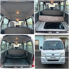 H23年 EBD-TV2 スバル トランスポート 5速マニュアル切り替え4WDタイベルト交換渡し車検9年12月エアコンパワー付きキーレスエントリー ETCの画像