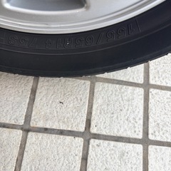 ダイハツ純正　ホイール　タイヤの画像