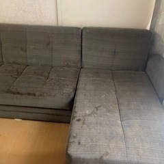L字型ソファベッドの画像