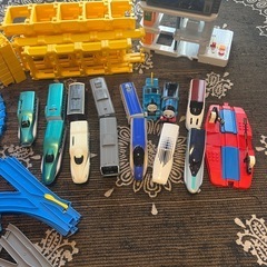 プラレール 車輌 レール 情景 橋脚の画像