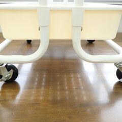 キッチンワゴン（オフホワイト）【小金井市民限定】（小金井市再生家具）品番：12-02-10 ※新規優先の画像