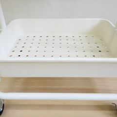 キッチンワゴン（オフホワイト）【小金井市民限定】（小金井市再生家具）品番：12-02-10 ※新規優先の画像