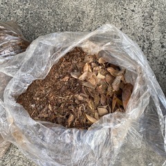 落ち葉ー堆肥用シュレッダー済み⓵の画像