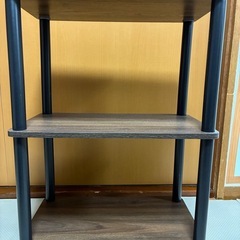 ブラウン　棚　3つの画像
