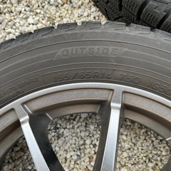 お話中　
スタッドレスタイヤ　155/65R14  4本セットの画像