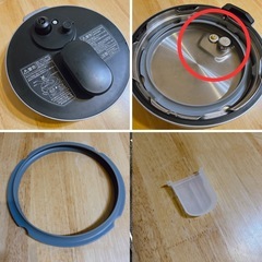 東芝 TOSHIBA 電気圧力鍋 ブラック RCP-30R（K）　圧力鍋の画像