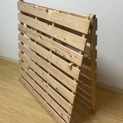 シングルベッド　すのこ板の画像