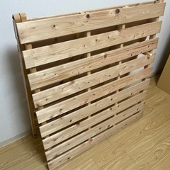 シングルベッド　すのこ板の画像