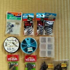 釣り用品、キス釣り仕掛け、おもり等の画像