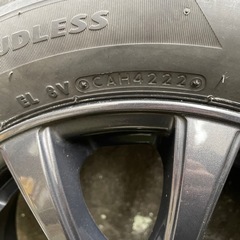 スタッドレスタイヤ 155/65R14 75Q BRIDGESTONE ブリヂストン ブリザック VRX2 ホイールセットの画像