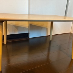 【美品】ニトリ ローテーブル 幅60cm（ナチュラル）の画像