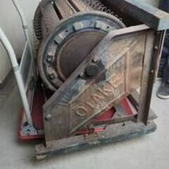 大竹式　人力　足踏み脱穀機　実働品　昭和レトロの画像