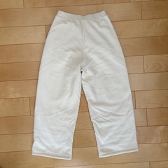 【未使用品・タグ付】UNIQLO KIDS ボア　スウェット　ワイドパンツ　GIRLS １４０サイズ　ユニクロ　キッズの画像