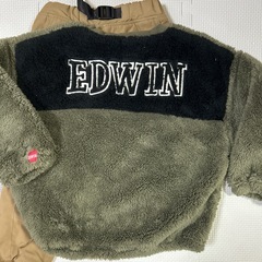 EDWINのモコモコトレーナー&GUパンツセットの画像