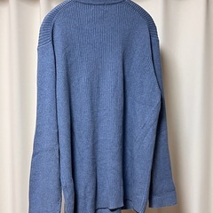 OLD UNIQLO オールドユニクロ　Vネック　セーター　ニット　紺タグの画像