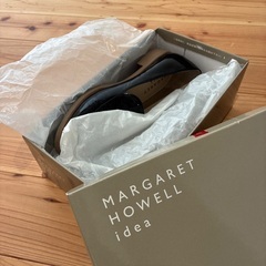 マーガレットハウエル　タッセルローファー　レディース　ブラック　23.5の画像