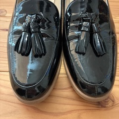 マーガレットハウエル　タッセルローファー　レディース　ブラック　23.5の画像