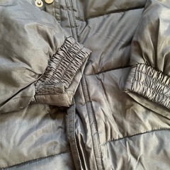 中綿ダウン、チャンピオンパンツ　130サイズ　黒の画像