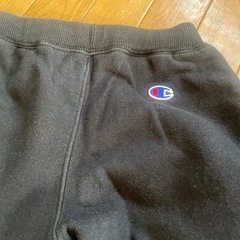 中綿ダウン、チャンピオンパンツ　130サイズ　黒の画像