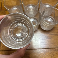厚底のグラス　6個の画像