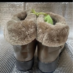 ボアブーツ ブラウン オレンジの画像