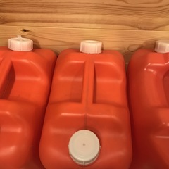 中古　ポリ灯油タンク　18Lx3缶　セットでの画像