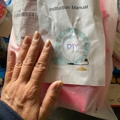 組み立てて使うフラフープの画像