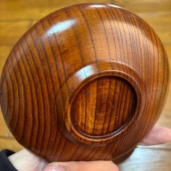 コップ用の木製のお皿　4個の画像