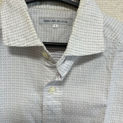 GREEN LABEL RELAXING 半袖シャツ M ホワイト/チェックの画像