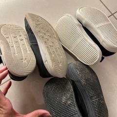 子供、運動靴、ムートンブーツ、スリッポン、リボンバレエシューズ、おまとめの画像