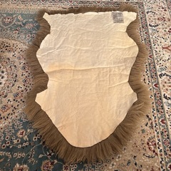 コストコ　ニュージーランド　ムートン2枚　シープスキン100% 180×63cmを半分にの画像