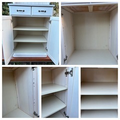 白い
カップボードの画像