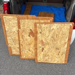 ハイゼットカーゴ　DIY 車中泊　
フロアボードのみ　フローリング　パネル5枚　の画像