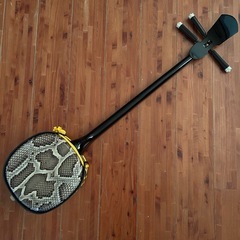 ◼️新品未使用◼️本皮　沖縄 三線🎵　強化張りの画像