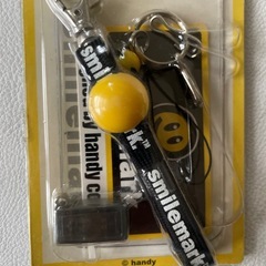 handy smile mark スマイルマーク ネックストラップ & カードホルダー ミニライト付き 未使用自宅保管品  の画像